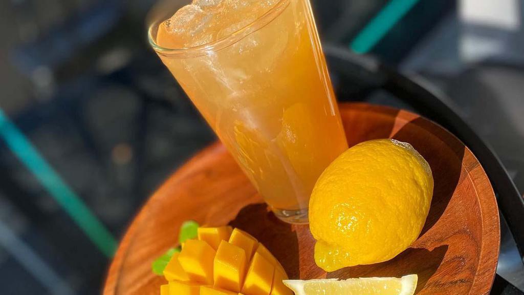 Mango Tea Lemonade · Homemade Mango tea lemonade