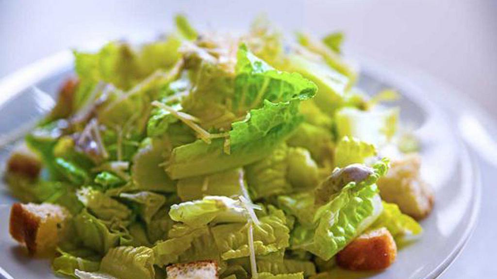 Caesar Salad · Comes with focaccia croutons and Parmesan cheese.