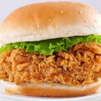 Crispy Chicken Sandwich · Crispy, crunchy fried chicken sandwich made with white chicken meat.