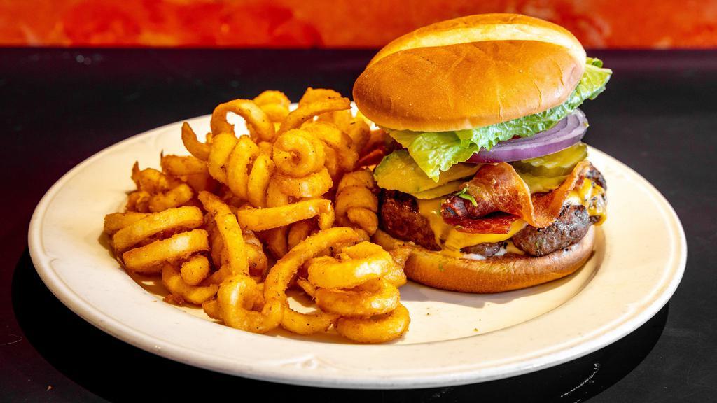 California Burger Lunch · Cheeseburger, avocado and bacon.