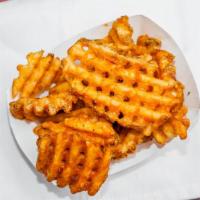 Waffle or Wedge Fries (depends on Availablity) · 