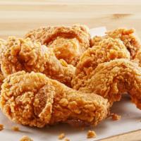 Crispy Chicken Mix (8pc) · It includes two fresh crispy chicken breasts, two legs, two wings, & two thighs.