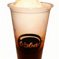Thai Tea Float Milk Tea · Ice Cream, Thai Tea, Half & Half Creamer