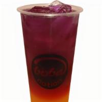 Infusion Iced Tea · Passion Fruit, Hibiscus, Butterfly Pea Tea