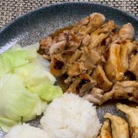 F9. Chicken Teriyaki with rice  · 