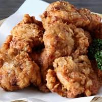 Chicken Karaage · Japanese style house special batter fried chicken.