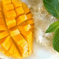 Sweet Sticky Rice Mango (seasonal) · Summer is just around the corner. It's mango time with sweet sticky rice immersed in coconut...