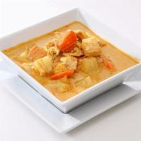 Yellow Curry* · Potato, carrot, white onion, coconut milk in a little spicy yellow curry and your choice of ...