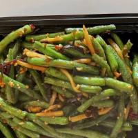 80. Dry Braised String Beans · Hot & Spicy.