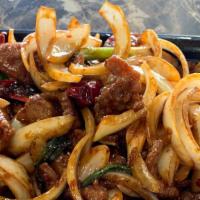 69. Mongolian Beef · Hot & Spicy, Must Try.
