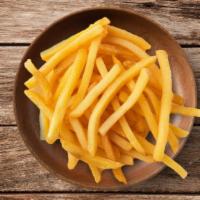 French Fries · Fried twice for extra crispiness and seasoned with sea salt.