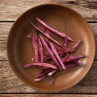 Purple Yam Fries · Our famous fried and seasoned Purple Yam Fries