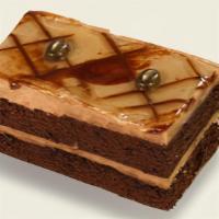 Café Vienna · Layers of espresso soaked chocolate cake with creamy mocha mousse