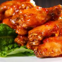 Halal Chicken Wings with Honey Mustard · Mouthwatering wings, prepared Halal and cooked to perfection. Served in customer's choice of...