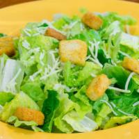 Caesar · Romaine lettuce with parmesan cheese, croutons and Caesar dressing.