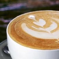 Cappuccino (8 oz) · Double-shot, Steamed Milk, & Milk Foam.
