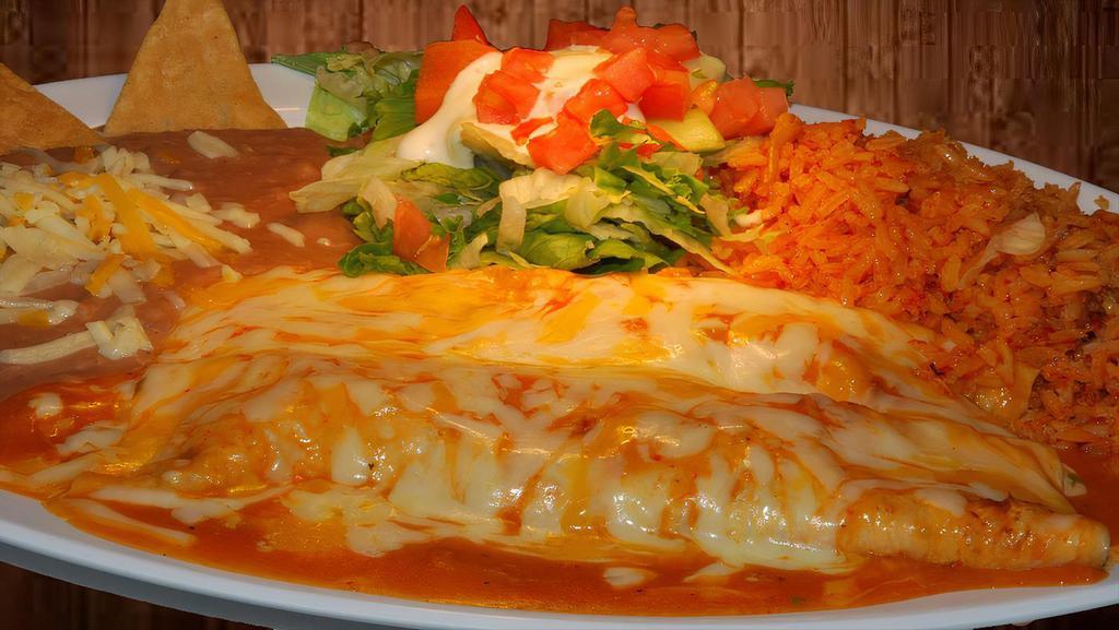 Enchiladas · Choice of beef, chicken or cheese.