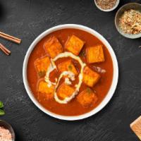 Paneer Tikka Masala · Paneer cooked in a creamy tomato gravy and freshly ground spices
