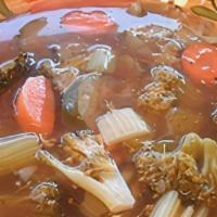 Soup of the Day · Vegetable Minestrone with a chicken base