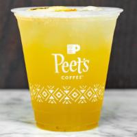 Pineapple Citrus Green Tea Shaker · Green Tea Tropical , hand-shaken with lemonade, refreshing yuzu puree, ice, and a slice of l...