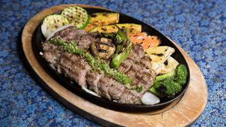Japanese Style Beef Steak · Japanese style premium ribeye, with grilled vegetable and yuzu soy sauce.