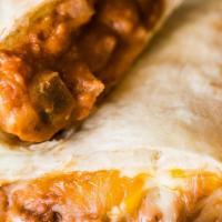 Bean & Cheese Burrito · Make it a super - add sour cream and guacamole for an additional charge.
