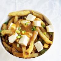 Vegetarian Poutine Loaded Fries · Our delicious recipe calls for an intense mushroom broth base and it is served with Cheddar ...