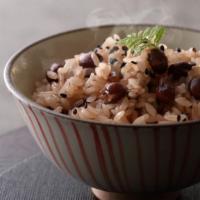Red Beans & Rice · Exquisite rice mixed with freshly cooked red beans.