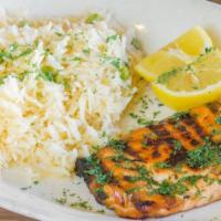 Salmon Fillet · Fresh local salmon grilled to perfection.