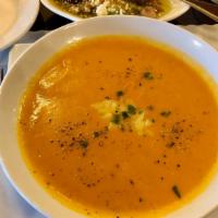 Soup of the Day · (Shown is the Cream of Butternut Squash)