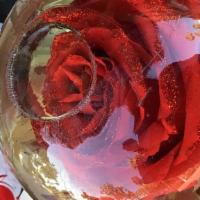 Heart shape Globe · Heart Shape Glass Globe with one Rose inside. Lasting upto one year of life