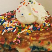 Signature Pancake Combo · Four Fluffy Pancakes