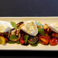 Heirloom Tomatoes & Burrata · Nordstrom Signature Recipe. grilled sourdough croutons, extra virgin olive oil, balsamic vin...