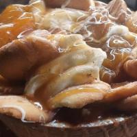 7. Suga Shays Dessert Waffle Bowls · Cream cheese filling in a dessert waffle with your choice of topping.

* no extras are add-i...