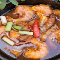 Braised Shrimps  in Clay pot · Tôm  Kho Tộ
