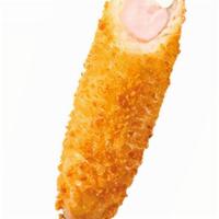 Combodog · Made with half all beef hotdog AND half mozzarella cheese, rolled in panko bread crumbs<br /...