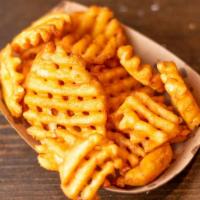 Small Fries · Seasoned waffled fries.