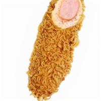 Ramen Dog · All Beef Hotdog on the inside, and Ramen Crust Exterior<br /><br />*Sauce will be on the side*