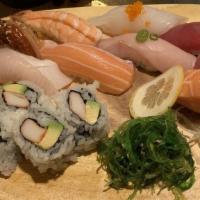 Sushi & Sashimi Combo · Sashimi, 5pcs sushi & 6pcs California roll