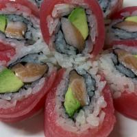 Cherry Blossom · Salmon, avocado, wrapped with tuna