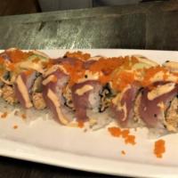 Sushi Girl · Spicy crab, cucumber. tuna, avocado, fish roe