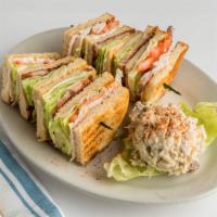 The Club Sandwich · Served with fries