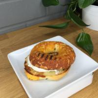 Bagel with Cream Cheese · Fresh baked and toasted bagel and shmear … cheese or plain bagel also you can take your chan...