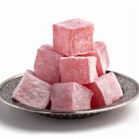Turkish Delight · Delicious, gel-based dessert filled with nuts inside.