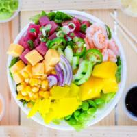 Large bowl · POKE Bowl with four proteins.