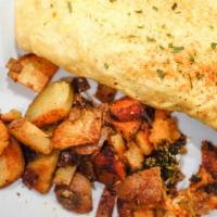 Create Your Own 3 Egg Omelet · Choice of 3 ingredients.