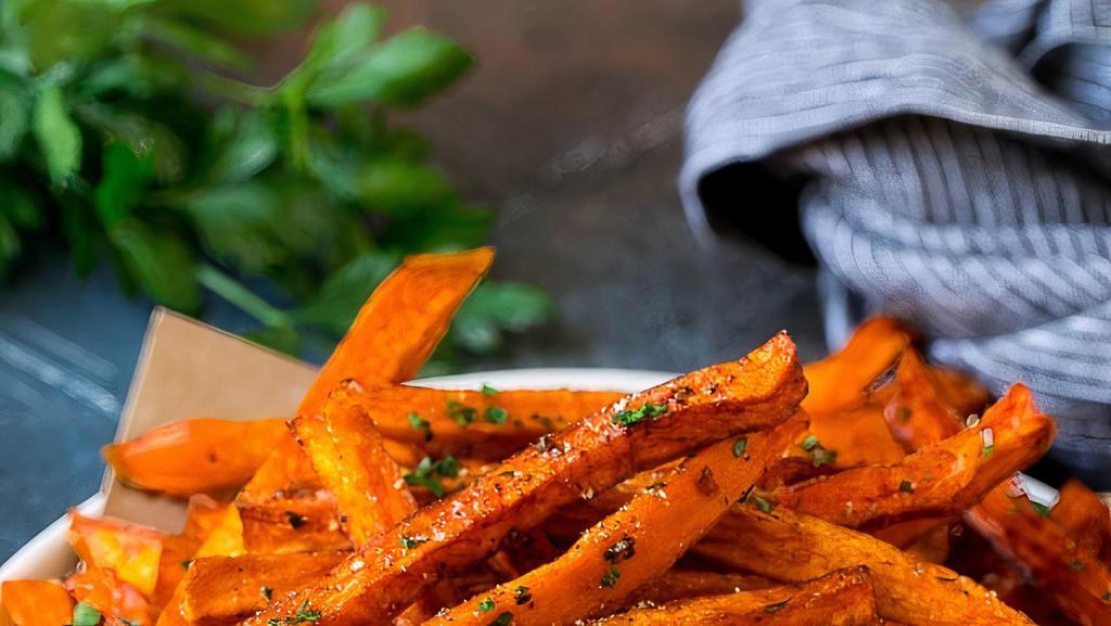 Sweet Potato Fries · Fried frenched Sweet Potatoes