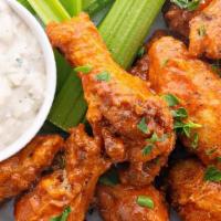 Chicken Wings · Jumbo  Fried Chicken wings with your choice of flavor and dipping sauce.