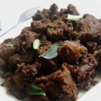 Mutton Sukka/Roast · Boneless lamb cooked and pan fried with Sukka masala/spices