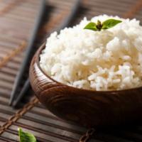 White Rice · Long grain basmati rice.